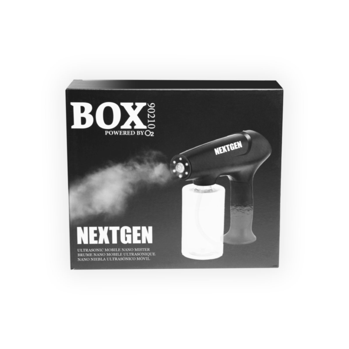 NEXTGEN Ultrasonic Mobile Nano Mister packaging