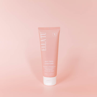 The Ellātu Silky Touch Travel Size Conditioner is perfect to take your hair care with you, where ever you go. Formulated for dry, damaged, frizzy, curly hair. 