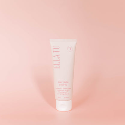 The Ellātu Travel Size Shampoo, bring your hair care on the go! The shampoo is specially formulated for dry, damaged hair.