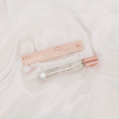 Mesmerize your surroundings with the Ellatu Hair Perfume (fragrance), enriched with the sensual, captivating fragrance of bergamot, amber and sandalwood. 